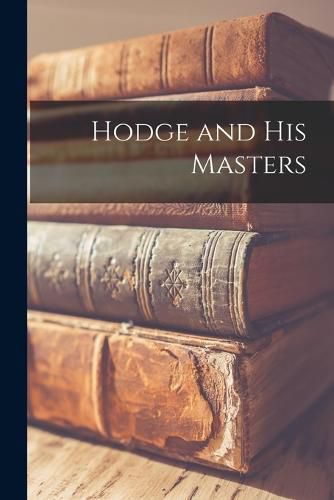 Cover image for Hodge and his Masters