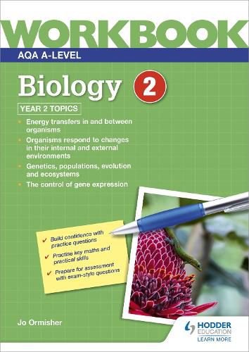Cover image for AQA A-level Biology Workbook 2