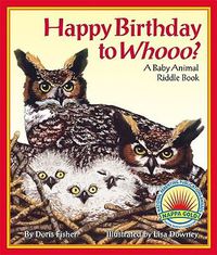 Cover image for Happy Birthday to Whooo?: A Baby Animal Riddle Book