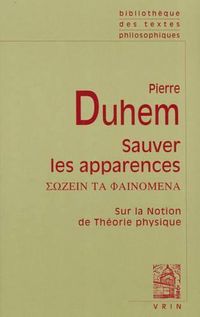 Cover image for Sauver Les Apparences: Sur La Notion de Theorie Physique de Platon a Galilee