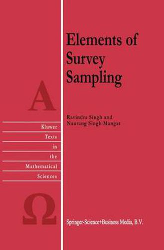 Cover image for Elements of Survey Sampling