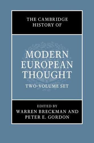 The Cambridge History of Modern European Thought 2 Volume Hardback Set