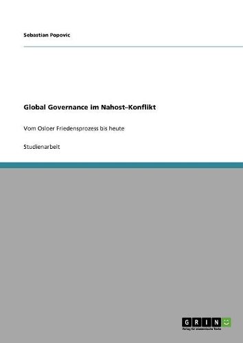 Cover image for Global Governance Im Nahost-Konflikt