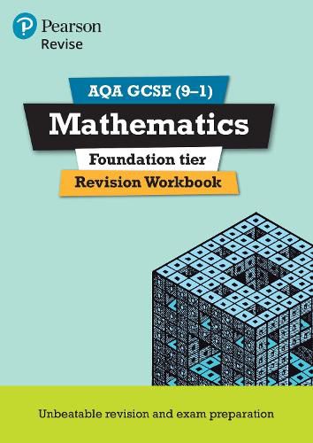 Pearson REVISE AQA GCSE (9-1) Maths Foundation Revision Workbook: for home learning, 2022 and 2023 assessments and exams