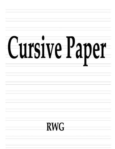 Cover image for Cursive Paper