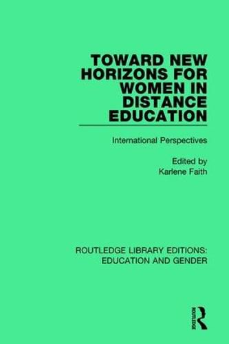 Cover image for Toward New Horizons for Women in Distance Education: International Perspectives