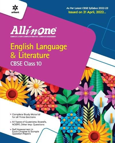 Cover image for Cbse All in One English Language & Literature Class 10 2022-23 Edition (as Per Latest Cbse Syllabus Issued on 21 April 2022)