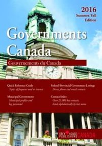 Cover image for Government Canada: Summer/Fall 2016