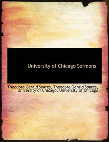 Cover image for University of Chicago Sermons