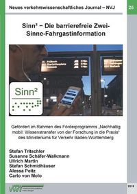 Cover image for Neues verkehrswissenschaftliches Journal - Ausgabe 25: Sinn(2) - Die barrierefreie Zwei-Sinne-Fahrgastinformation