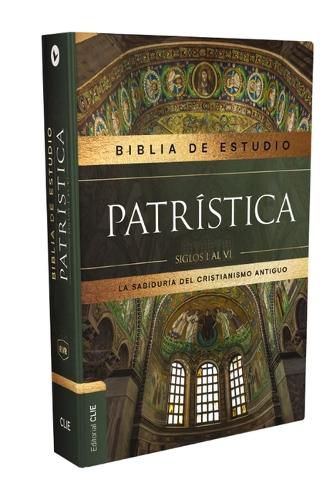 Cover image for Rvr, Biblia de Estudio Patristica, Tapa Dura, Interior a DOS Colores, Con Indice, Palabras de Jesus En Rojo, Comfort Print