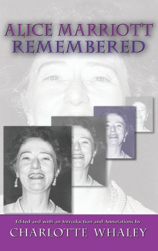 Cover image for Alice Marriott Remembered