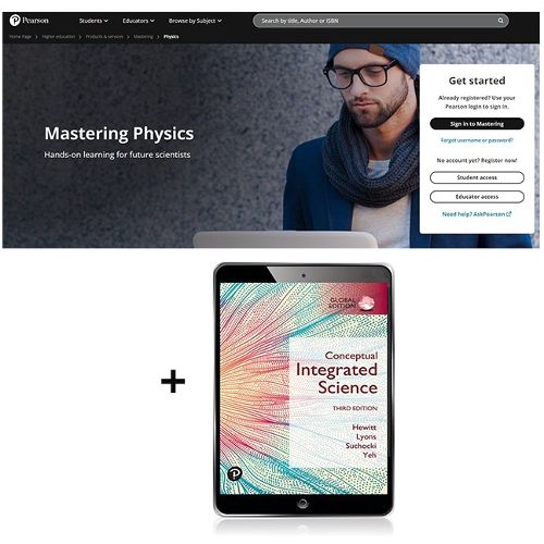 Cover image for Conceptual Integrated Science, Global Edition -- Mastering Physics with Pearson eText
