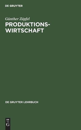 Cover image for Produktionswirtschaft