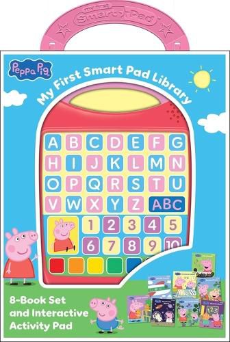 Cover image for Peppa Pig: My First Smart Pad Library 8-Book Set and Interactive Activity Pad Sound Book Set