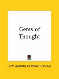 Cover image for Gems of Thought (1911)