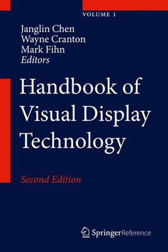 Cover image for Handbook of Visual Display Technology