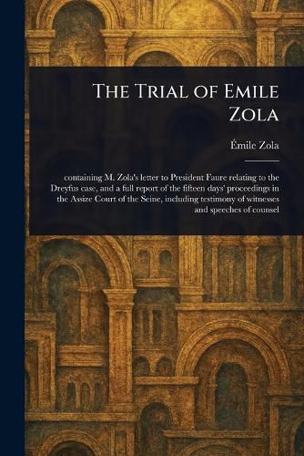 Cover image for The Trial of Emile Zola