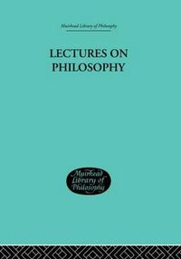 Cover image for Lectures on Philosophy