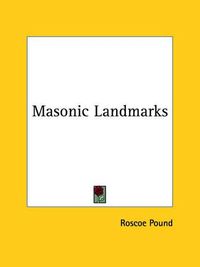 Cover image for Masonic Landmarks