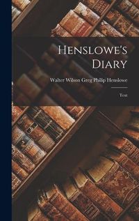 Cover image for Henslowe's Diary
