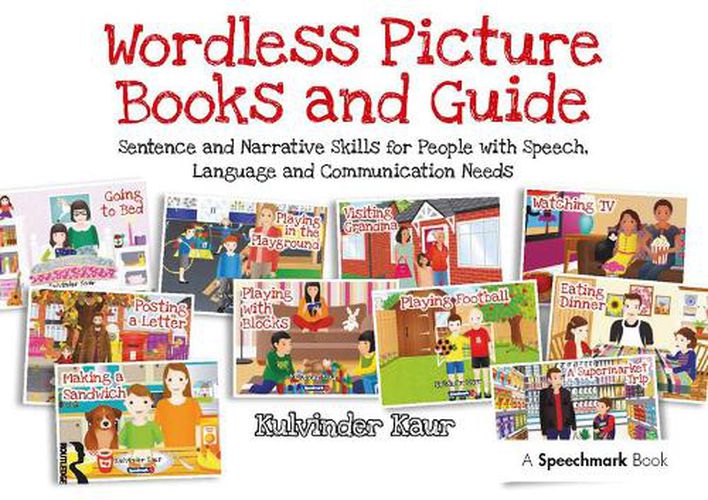 Cover image for Wordless Picture Books and Guide: Sentence and Narrative Skills for People with Speech, Language and Communication Needs