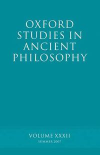 Cover image for Oxford Studies in Ancient Philosophy