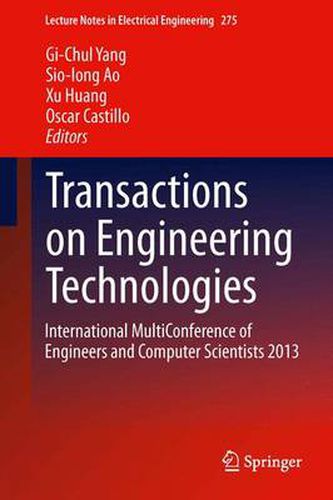 Cover image for Transactions on Engineering Technologies: International MultiConference of Engineers and Computer Scientists 2013