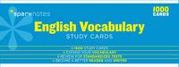 Cover image for English Vocabulary SparkNotes Study Cards