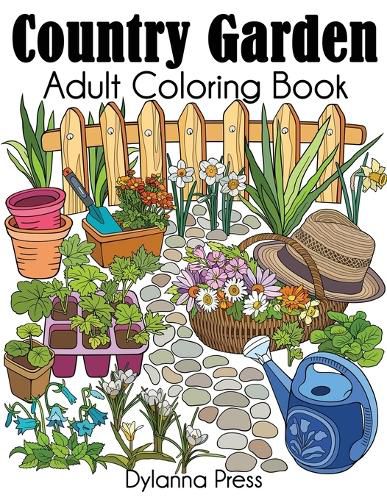 Cover image for Country Garden Adult Coloring Book