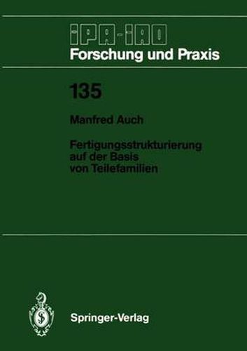 Cover image for Fertigungsstrukturierung auf der Basis von Teilefamilien