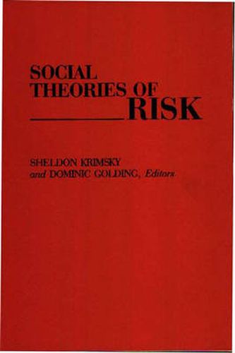 Cover image for Social Theories of Risk