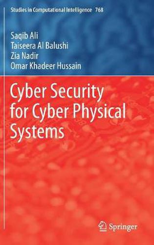 Cover image for Cyber Security for Cyber Physical Systems