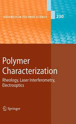 Cover image for Polymer Characterization: Rheology, Laser Interferometry, Electrooptics