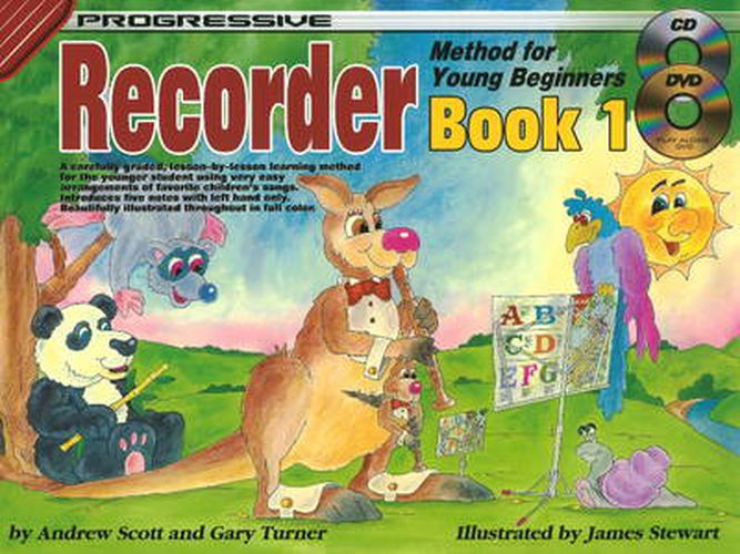 Cover image for Progressive Recorder Book 1: Method for Young Beginners