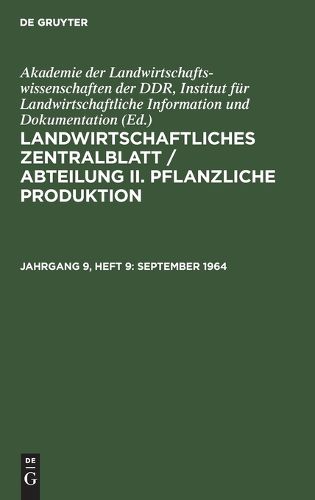 Cover image for September 1964