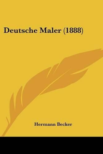 Cover image for Deutsche Maler (1888)