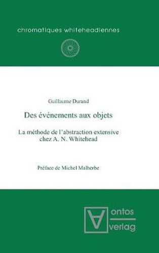 Cover image for Des evenements aux objets