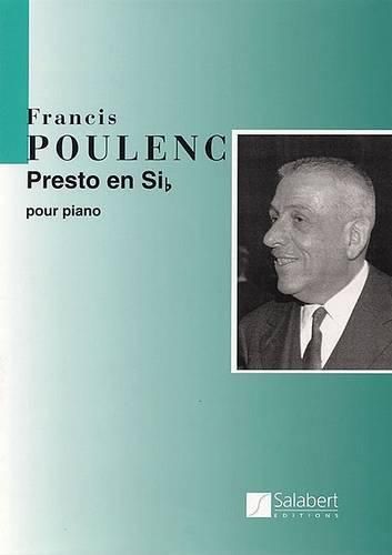 Cover image for Presto En Si Flat: Pour Piano