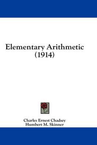 Cover image for Elementary Arithmetic (1914)