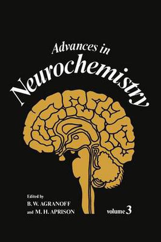 Cover image for Advances in Neurochemistry: Volume 3