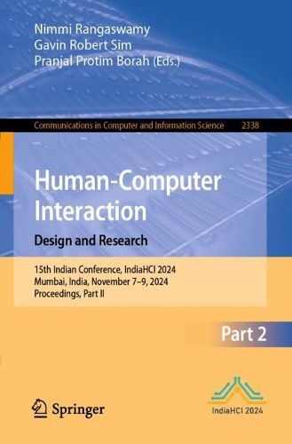 Human-Computer Interaction. Design and Research, (9783031808319 ...