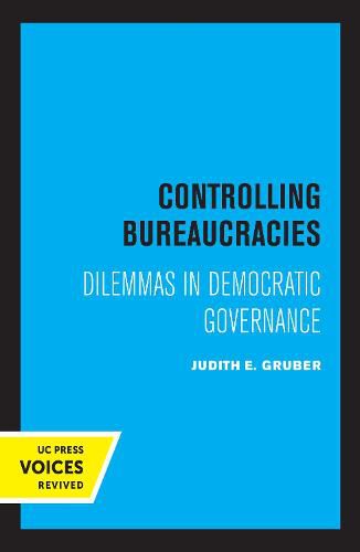 Cover image for Controlling Bureaucracies: Dilemmas in Democratic Governance