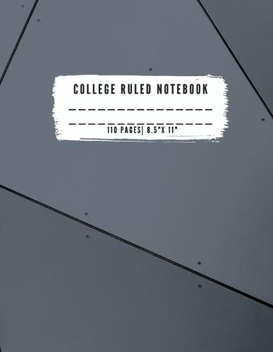 Cover image for College Ruled Notebook