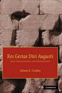 Cover image for Res Gestae Divi Augusti: Text, Translation, and Commentary