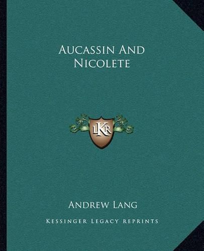 Cover image for Aucassin and Nicolete