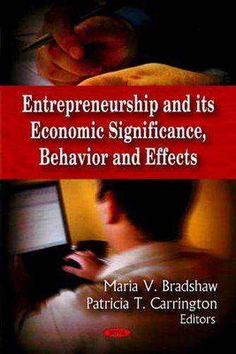 Cover image for Entrepreneurship & its Economic Significance, Behavior & Effects