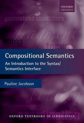 Cover image for Compositional Semantics: An Introduction to the Syntax/Semantics Interface