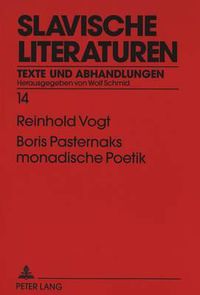 Cover image for Boris Pasternaks Monadische Poetik