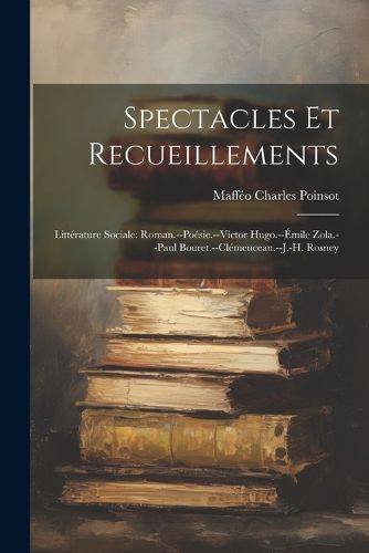 Cover image for Spectacles Et Recueillements